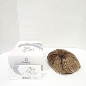 Ellen Wille Top Power Lace Top Synthetic Hair Topper Lace Front Caramel Rooted